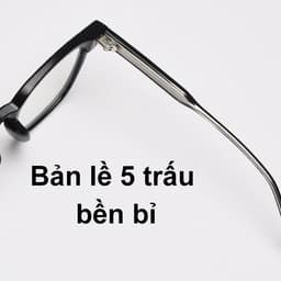 Thumbnail Gọng kính cận thời trang nam nữ ANDU EYEWEAR dáng vuông KUBO chất liệu nhựa cốt kim loại 2116 4