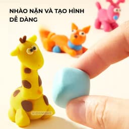 Thumbnail Đất nặn an toàn cho bé không dính tay Mideer Mellow Dough tặng kèm dụng cụ 3