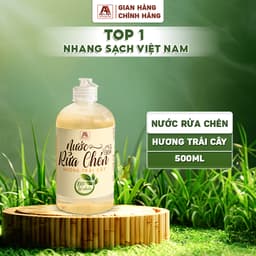 Thumbnail Nước rửa chén bát hữu cơ An An, dầu rửa bát bồ hòn không chất tẩy rửa an toàn cho da tay thân thiện với môi trường 1