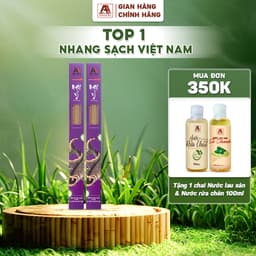 Thumbnail Nhang Sạch AN AN dài 38cm hương Trầm cao cấp 36 nén tiết kiệm hơn phù hợp cho mọi không gian linh thiêng 1