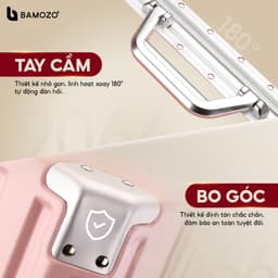 Thumbnail Vali Bamozo Khung Nhôm 9066 Size 20/24 Cao Cấp 3