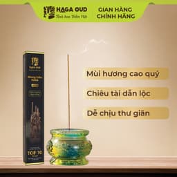 Thumbnail Nhang trầm Haga cao cấp, Thơm trầm đậm ngọt, Mùi hương cao quý, An toàn sức khỏe, 50 cây - 30cm/40cm 4