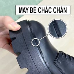 Thumbnail Giày chunky derby đế cao 7cm thời trang INICHI IG1318 đế cao có may đế 3
