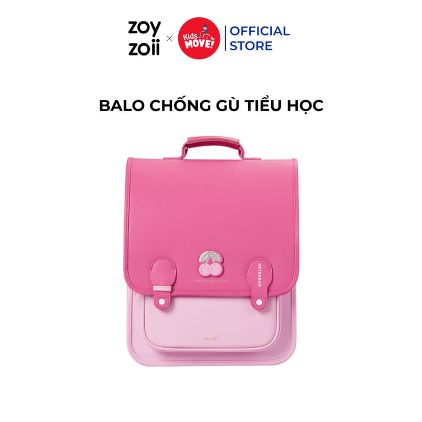 Ảnh Balo chống gù Zoyzoii cho bé tiểu học Retro series, siêu nhẹ, chính hãng cao cấp 1