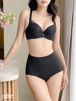Thumbnail Combo áo lót SIÊU NÂNG ĐẨY và quần CẠP CAO KHÔNG VIỀN Venus Charm mặc được mọi trang phục 5026+ Quần cạp cao 4
