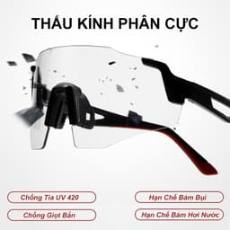 Thumbnail Kính ĐỒI MÀU chắn bụi  ANDU phù hợp đi đường và hoạt động ngoài trời kiểu dáng thể thao 2