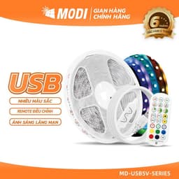 Thumbnail Dây Đèn Led Đuổi RGB WW MODI SOLAR 3M Cổng USB Nhiều Màu, Điều Khiển Nháy Theo Nhạc Decor Phòng 1