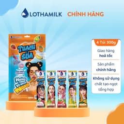 Thumbnail Combo 4 Thạch Sữa Lothamilk túi mix vị 300g 1