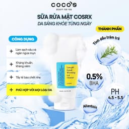 Thumbnail Sữa rửa mặt dạng Gel COSRX Low pH Good Morning 50ml/150ml 4