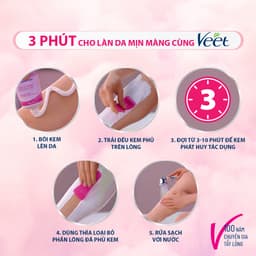 Thumbnail Combo 2 Kem tẩy lông Veet Pure cho da thường 50g, công thức cải tiến 2