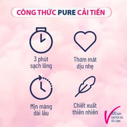 Thumbnail Combo 2 Kem tẩy lông Veet Pure cho da thường 50g, công thức cải tiến 1