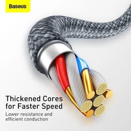 Thumbnail Cáp USB sạc nhanh Dynamic Baseus 2.4A cho điện thoại 4