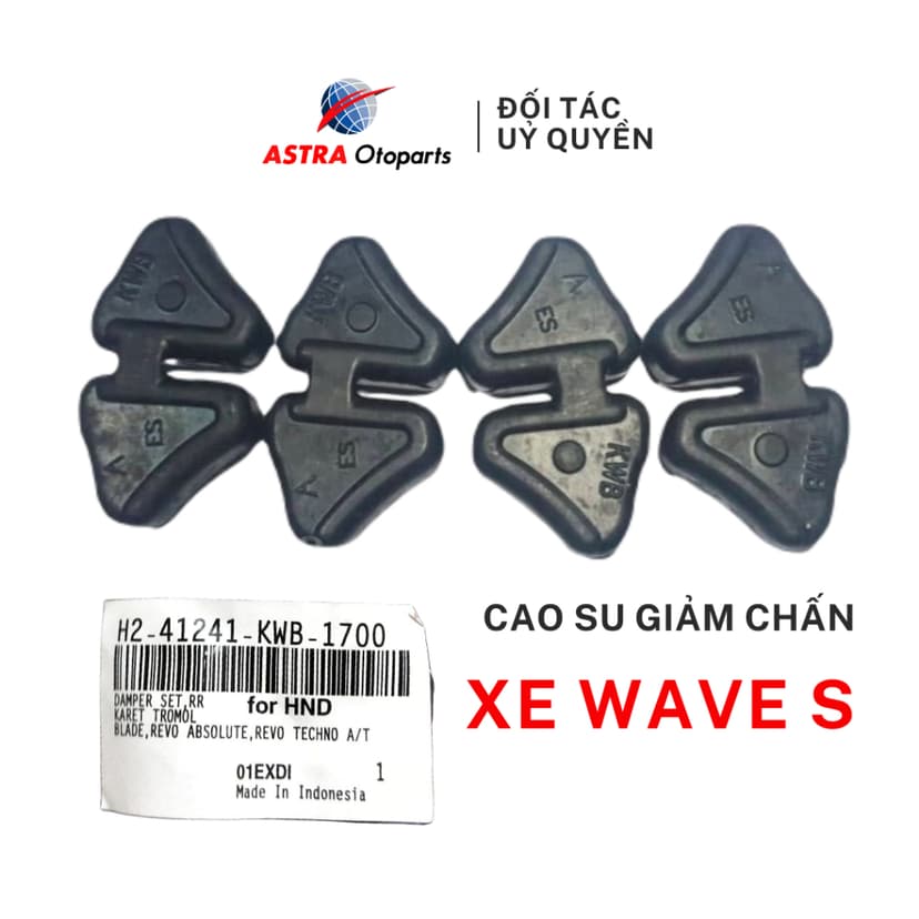 Ảnh Cao Su Đùm/ Giảm Giật/ Giảm Chấn ASPIRA mã H2-41241-KWB-1700 cho xe Honda Wave S 110 2