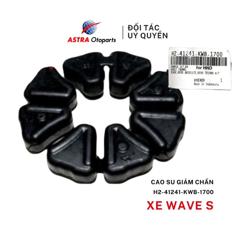 Ảnh Cao Su Đùm/ Giảm Giật/ Giảm Chấn ASPIRA mã H2-41241-KWB-1700 cho xe Honda Wave S 110 1