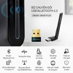 Thumbnail Bộ USB Adapter Chuyển Đổi Bluetooth TP-Link UB500 Plus USB Bluetooth 5.3 1
