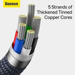Thumbnail Cáp sạc nhanh siêu bền Type C to iP Baseus Crystal Shine Series 2