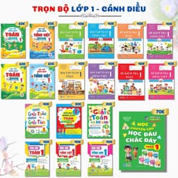 Thumbnail Sách Lớp 1- Cánh Diều, Bài tập hàng ngày, Bài Tập Tuần, Đề Kiểm Tra Toán và Tiếng Việt- Học kì 1,2 (Lẻ tuỳ chọn) 1