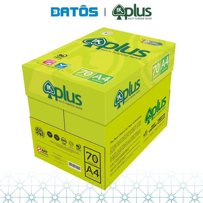 Ảnh Giấy in A4 IK Plus 70gsm, 500 tờ/ Ream, nhập khẩu từ Indonesia. 4