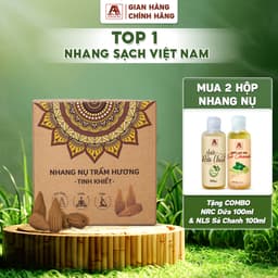 Thumbnail Nhang nụ trầm hương An An, nụ trầm khói ngược xông phòng nguyên chất hộp 39 nụ, thơm lâu, không hoá chất 1