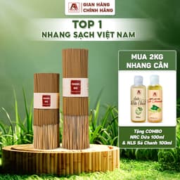 Thumbnail Nhang Hương Bài 1kg AN AN chiều dài 30cm 40cm mùi thơm dịu nhẹ, tiết kiệm hơn 1