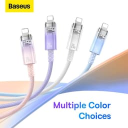 Thumbnail Cáp sạc nhanh tự ngắt Baseus Explorer Series with Smart Temperature Control Type-C to iP 20W nhiều màu 2