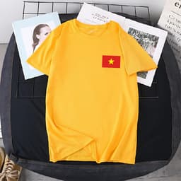 Thumbnail Áo thun in hình cờ Việt Nam cho nữ và trẻ em - Áo phông cờ đỏ sao vàng - LOZA G0240 2