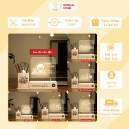 Thumbnail Đèn Bảng LED Kiêm Đựng Bút Energy Green Lighting TC -618 -Trang Trí Bàn Làm Việc Góc Học Tập 1