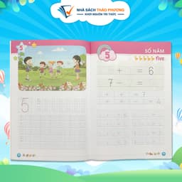Thumbnail Sách - Bộ tập tô chữ chuẩn bị cho bé chuẩn bị vào lớp 1 - Dành cho trẻ học Mẫu giáo (Lẻ cuốn) 2