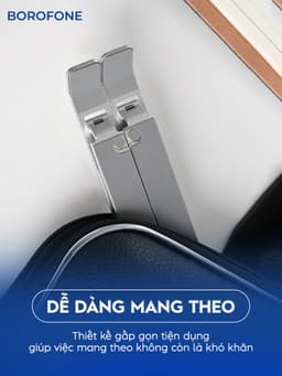 Thumbnail Giá đỡ LAPTOP, MACBOOK, IPAD BOROFONE N4 bằng nhôm có thể điều chỉnh được độ cao, đế tản nhiệt kê laptop 3