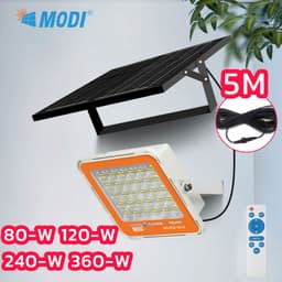 Thumbnail Đèn Năng Lượng Mặt Trời MODI SOLAR 80W, 120W, 240W, 360W Ánh Sáng Trắng Điều Khiển Từ Xa 4