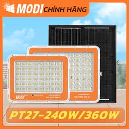 Thumbnail Đèn Năng Lượng Mặt Trời MODI SOLAR 80W, 120W, 240W, 360W Ánh Sáng Trắng Điều Khiển Từ Xa 3