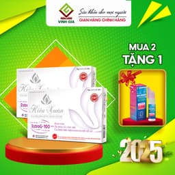 Thumbnail Viên Uống Tăng Nội Tiết Tố Nữ Kiều Xuân, Giảm Nám, Giảm Lão Hóa, Sáng Da (20V/ Hộp) 2
