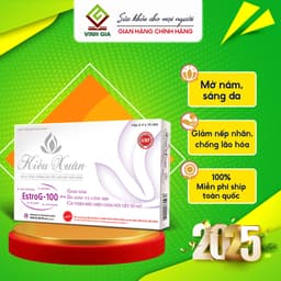 Thumbnail Viên Uống Tăng Nội Tiết Tố Nữ Kiều Xuân, Giảm Nám, Giảm Lão Hóa, Sáng Da (20V/ Hộp) 1