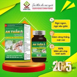 Thumbnail Viên Uống Giúp Ngủ Ngon An Thần Vinh Gia, Giảm Căng Thẳng Mệt Mỏi, Suy Nhược Thần Kinh (60v/ Hộp) 1