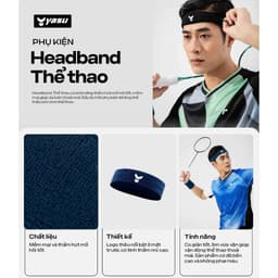 Thumbnail Băng cổ tay thấm mồ hôi thoáng khí phù hợp chơi thể thao gym, bóng bàn...Yasu 0235( 1 chiếc) 3