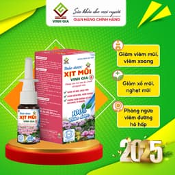 Thumbnail Thảo Dược Xịt Mũi Vinh Gia B Giúp Giảm Viêm Mũi, Viêm Xoang, Sổ Mũi (Dành Cho Trẻ Em & Người Lớn) 1