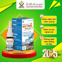 Thumbnail Thảo Dược Xịt Mũi Vinh Gia A Với Tinh Dầu Bạc Hà Giảm Viêm Mũi Xoang, Sổ Mũi Cho Người Lớn - 20ml 1