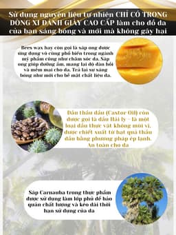 Thumbnail Xi Đánh Giày Shoe Polish MINSU M7939 Dạng Sáp Giúp Đánh Bóng, Bổ Sung Màu Cho Giày, Đồ Da, Ghế Sofa, Túi Xách, Nội Thất 4