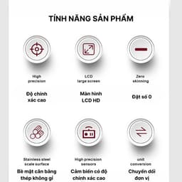 Thumbnail Cân tiểu ly điện tử mini SOKANY SK-19026, nhỏ gọn, độ chính xác siêu cao, màn hình LCD. 3
