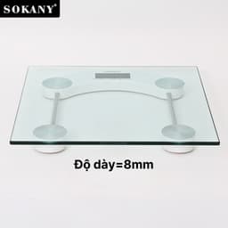 Thumbnail Cân sức khỏe điện tử SOKANY SK-19030 mặt kính trong suốt chịu lực đến 180kg 2