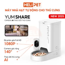 Thumbnail [BH 12 Tháng] Máy Ăn, Máy Nhả Hạt Cho Chó Mèo Có Camera PETKIT Element Fresh Solo Dung Tích 3 Lít - HeLiPet 1