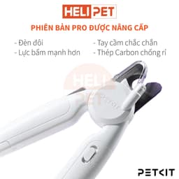 Thumbnail Kìm Cắt, Bấm Móng Chó Mèo Có Đèn Led PETKIT Pro - HeLiPet 1