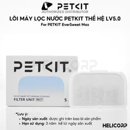Thumbnail Lõi lọc nước PETKIT Filter Rect dùng cho PETKIT Eversweet Max lọc sạc hiệu quả cao - HELICORP 1