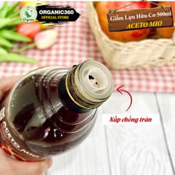 Thumbnail Giấm Lựu Hữu Cơ ACETO MIO Có Giấm Cái Organic Pomegranate Vinegar With The Mother 500ml 2