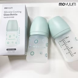 Thumbnail Bình Sữa Moyuum Thuỷ Tinh Tráng Silicone ( 150ml/240ml ) 4