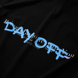 Thumbnail Áo Thun Ngày Nghỉ Màu Đen - Brand TSUN Chính Hãng - DayOff Tee Oversize - Unisex 4