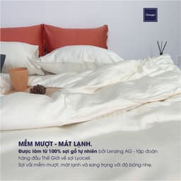 Thumbnail Ga chun lụa Tencel tự nhiên Changmi Bedding cao cấp, mềm mượt và mát lạnh. Tencel Lenzing chính hãng 2
