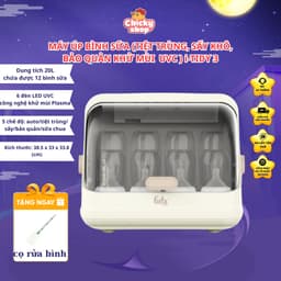 Thumbnail Máy úp bình sữa (tiệt trùng/sấy khô/khử mùi/bảo quản) UVC công nghệ PLASMA i-Tidy 3 FATZBABY FB4602HB 1