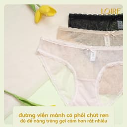 Thumbnail Quần Lót Ren Mỏng Mát Loirechic QLBK30 2
