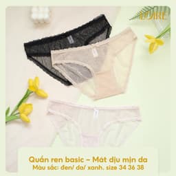 Thumbnail Quần Lót Ren Mỏng Mát Loirechic QLBK30 1